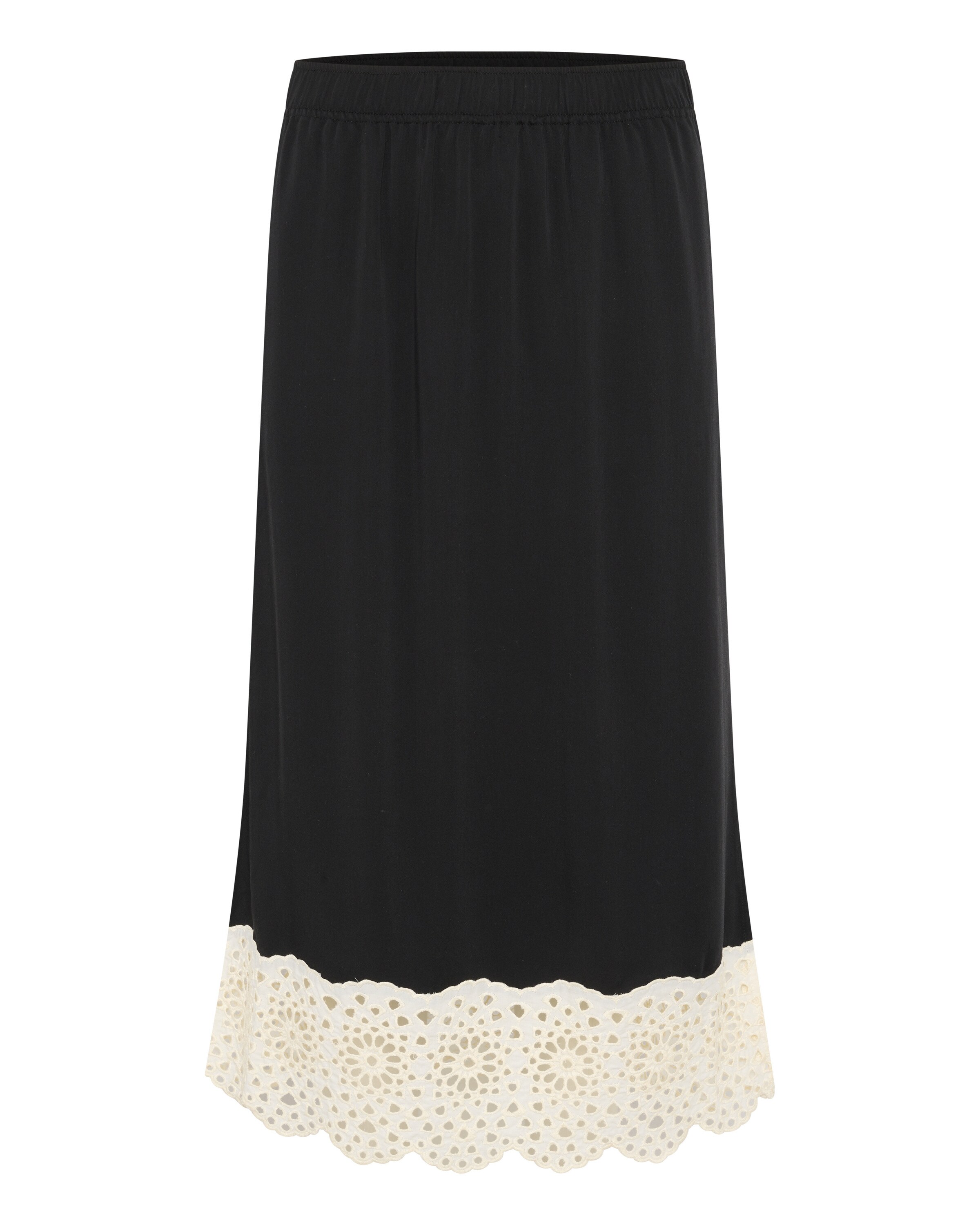 Part Two Rok 'Gatini' in Zwart: voorkant