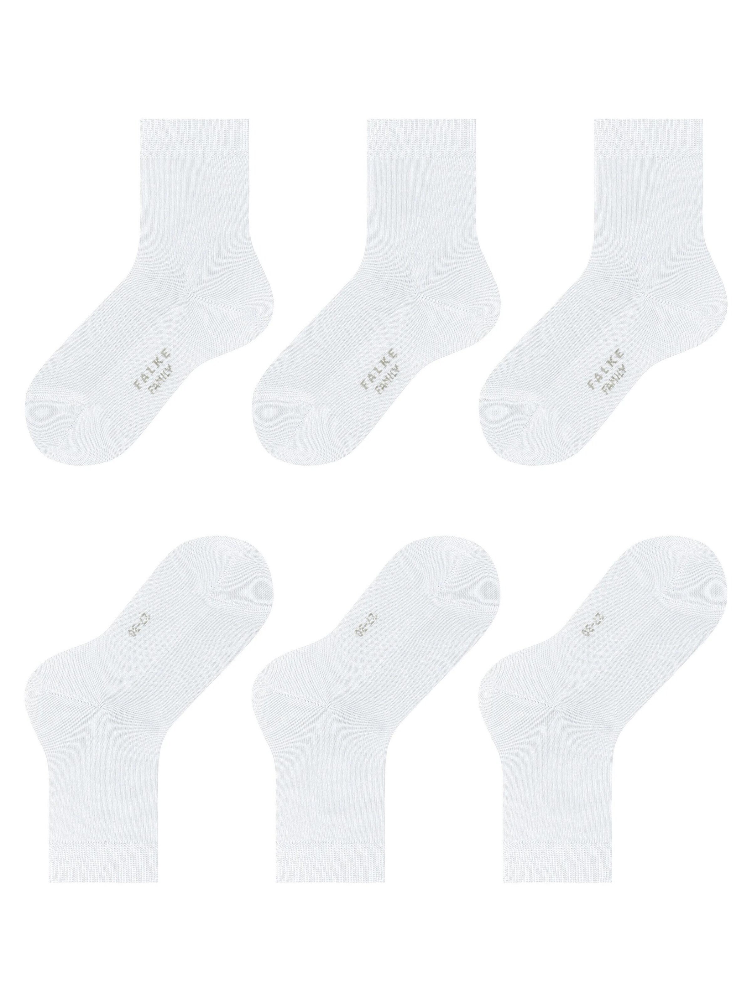 FALKE Socks 'Family 3-Pack' in White