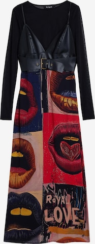 DesigualHaljina - crna boja: prednji dio
