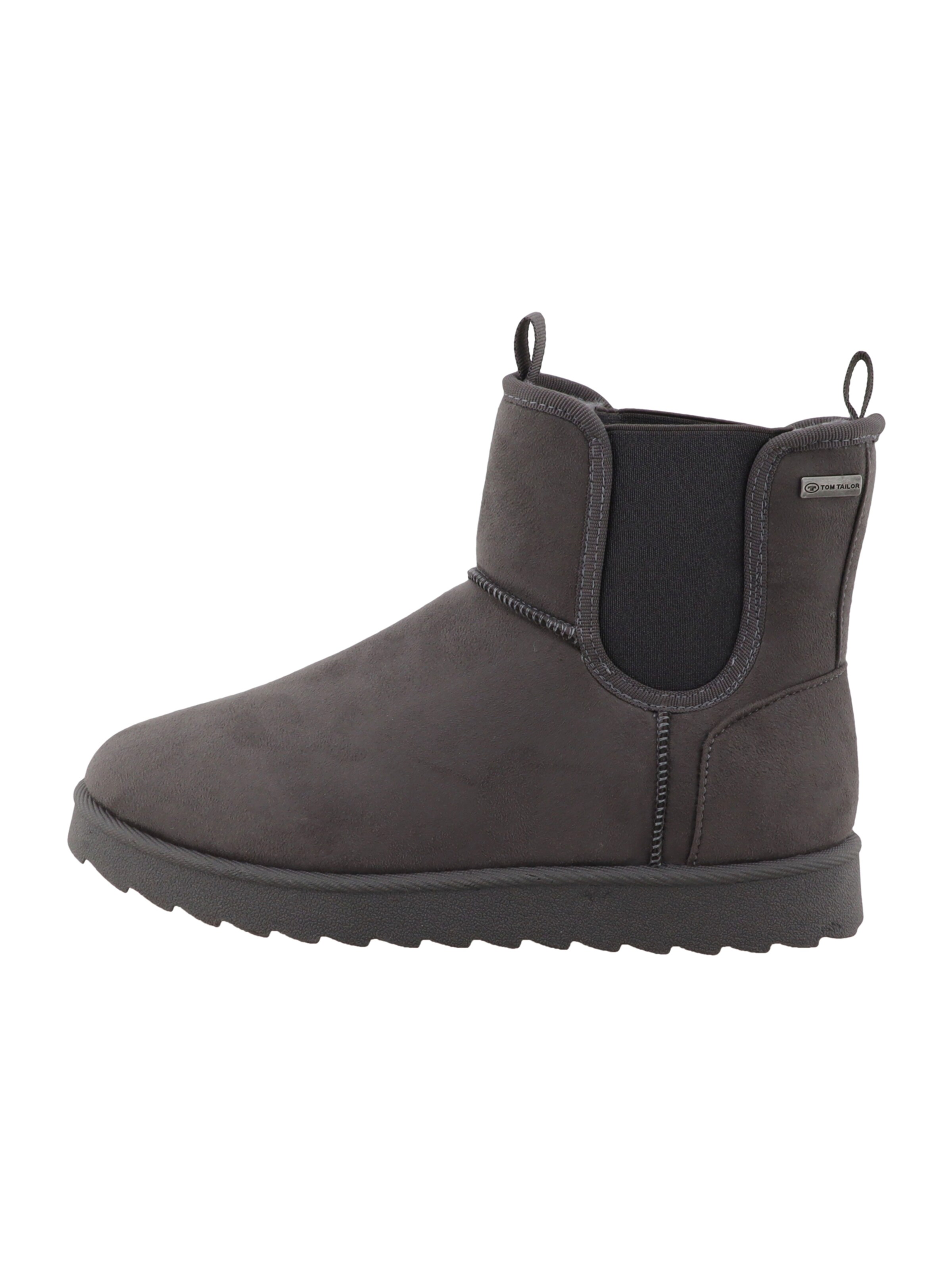 Boots TOM TAILOR en gris : devant