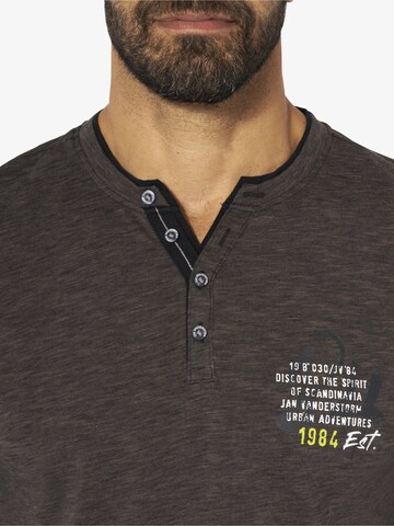 Jan Vanderstorm T-Shirt ' Seppor ' in Schwarz