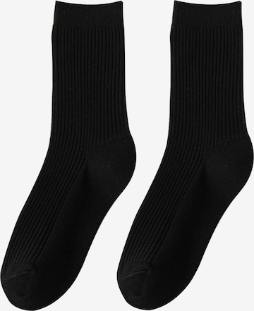 Millo Socks 'Cosy Steps' in Black: front