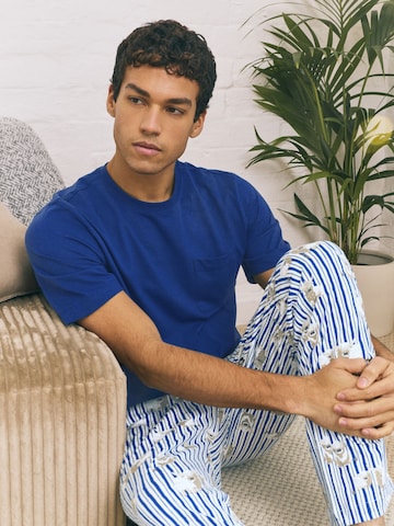 Next Pyjamas lång i blå