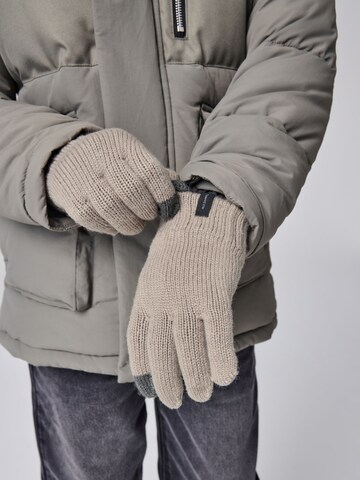 smALLSAINTS Set: Mütze und Handschuhe in Grau