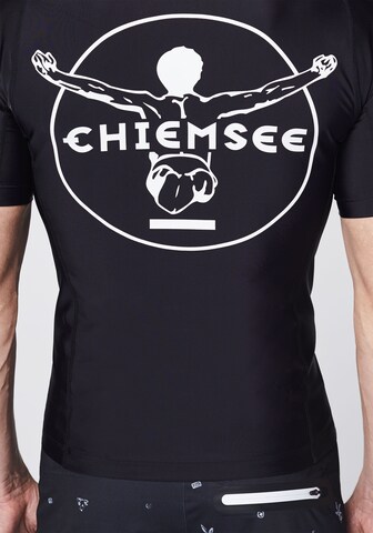 CHIEMSEE Regular fit Performance shirt 'Awesome' in Black