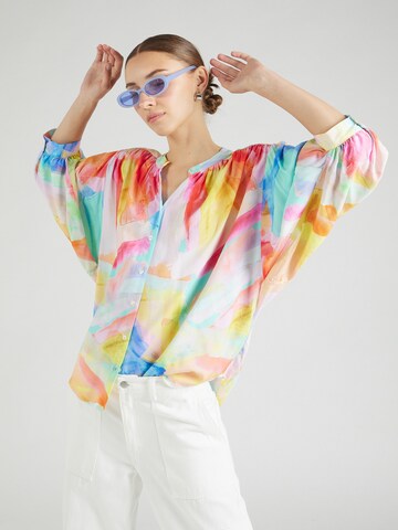 Camicia da donna di Emily Van Den Bergh in colori misti: frontale