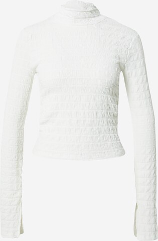 Gina Tricot Skjorte 'Lila' i hvit: forside