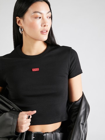 HUGO Shirt 'Deluisa' in Black