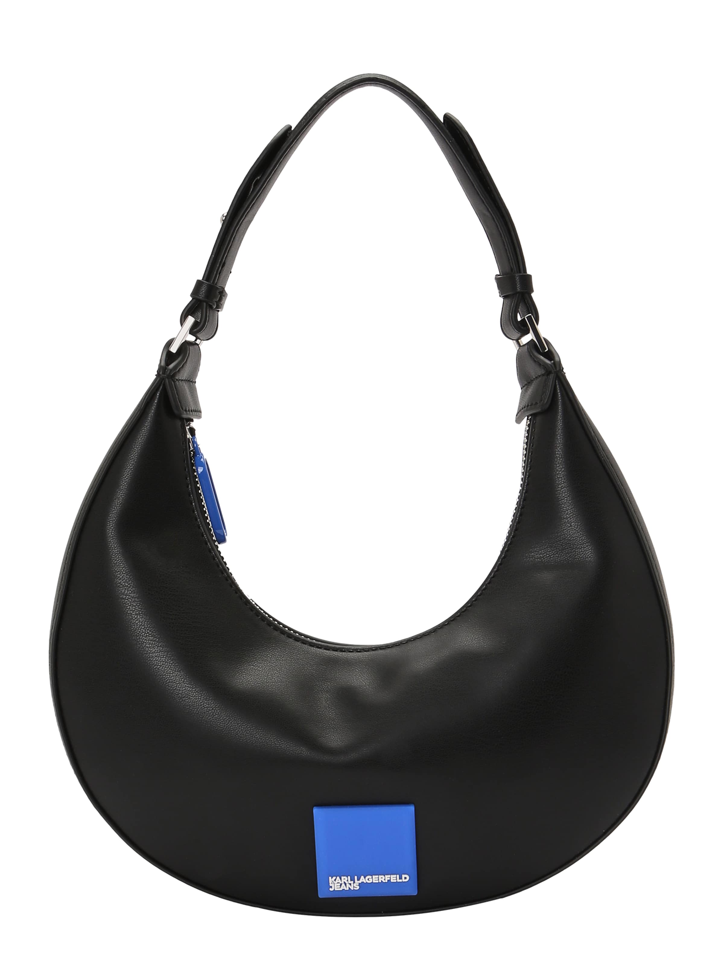 Borsa a spalla di KARL LAGERFELD JEANS in nero: frontale