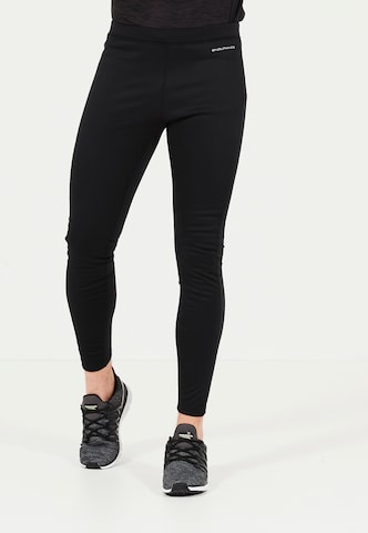 ENDURANCE Skinny Sportbroek 'Zane' in Zwart: voorkant