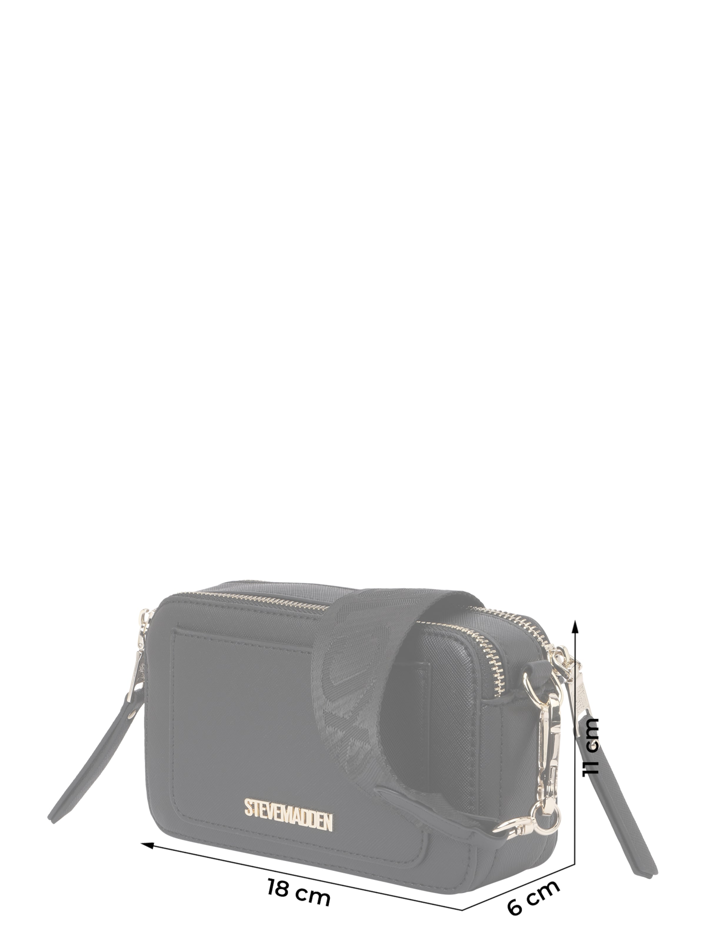 STEVE MADDENRučna torbica 'Brisa' - crna boja