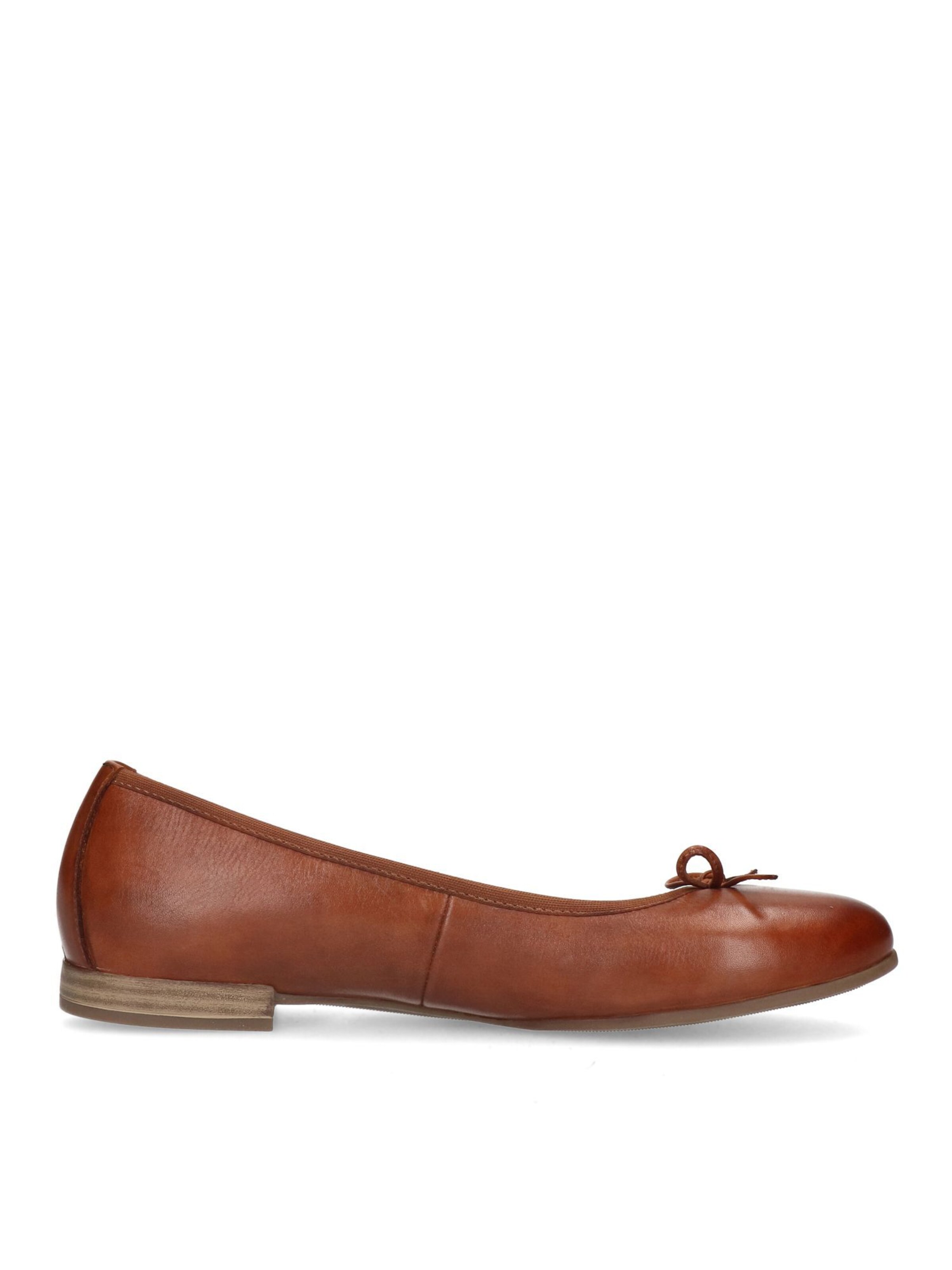 MANFIELD Ballet Flats in Brown