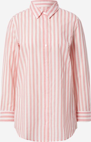 Camicia da notte 'Pyjama Story' di SCHIESSER in arancione: frontale