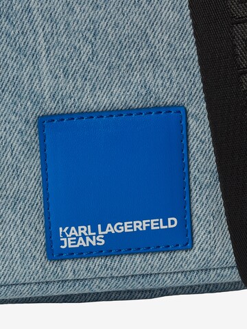 KARL LAGERFELD JEANS Taška přes rameno – modrá