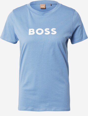 BOSS T-Shirt 'Elogo' in Blau: predná strana