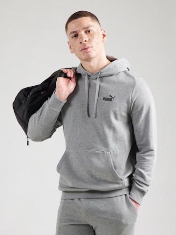 PUMA Спортивный свитшот 'Essentials No. 1' в Серый: спереди