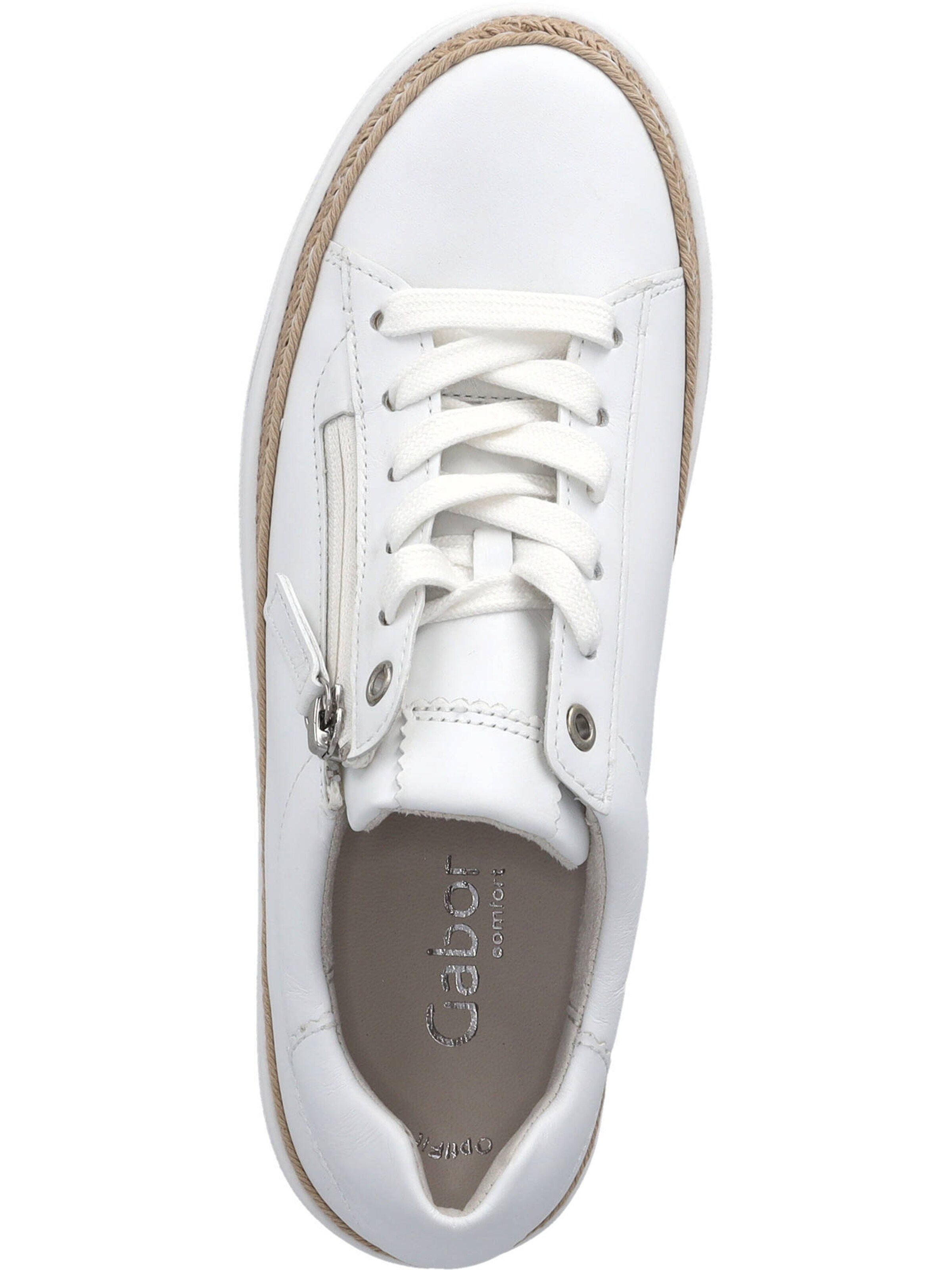 GABOR Lace-up shoe 'Comfort 66.560' in White