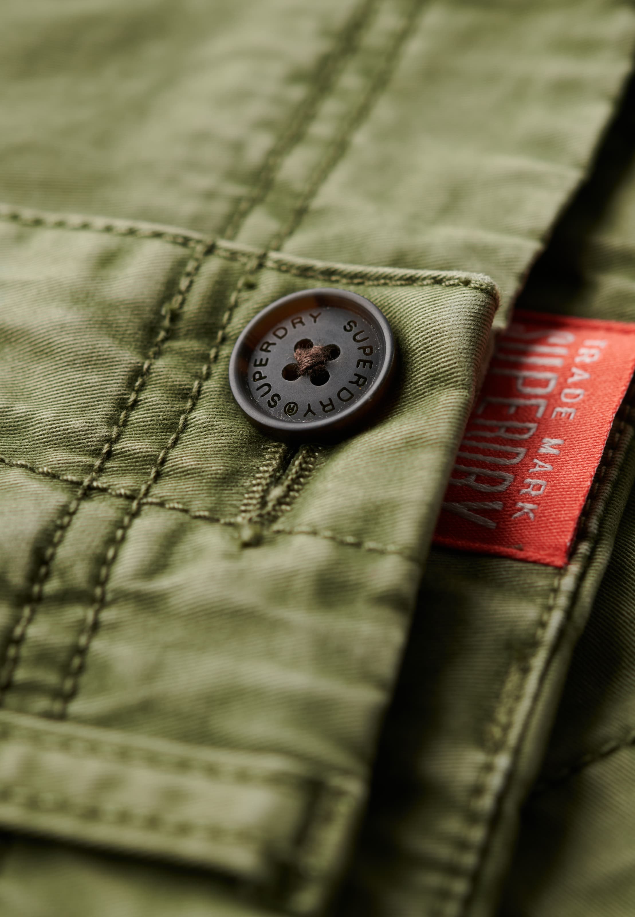 žalia Superdry Standartinis „Chino“ stiliaus kelnės