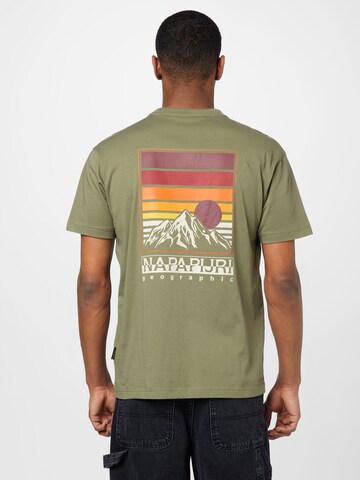 NAPAPIJRI T-Shirt 'Bolivar' in Grün