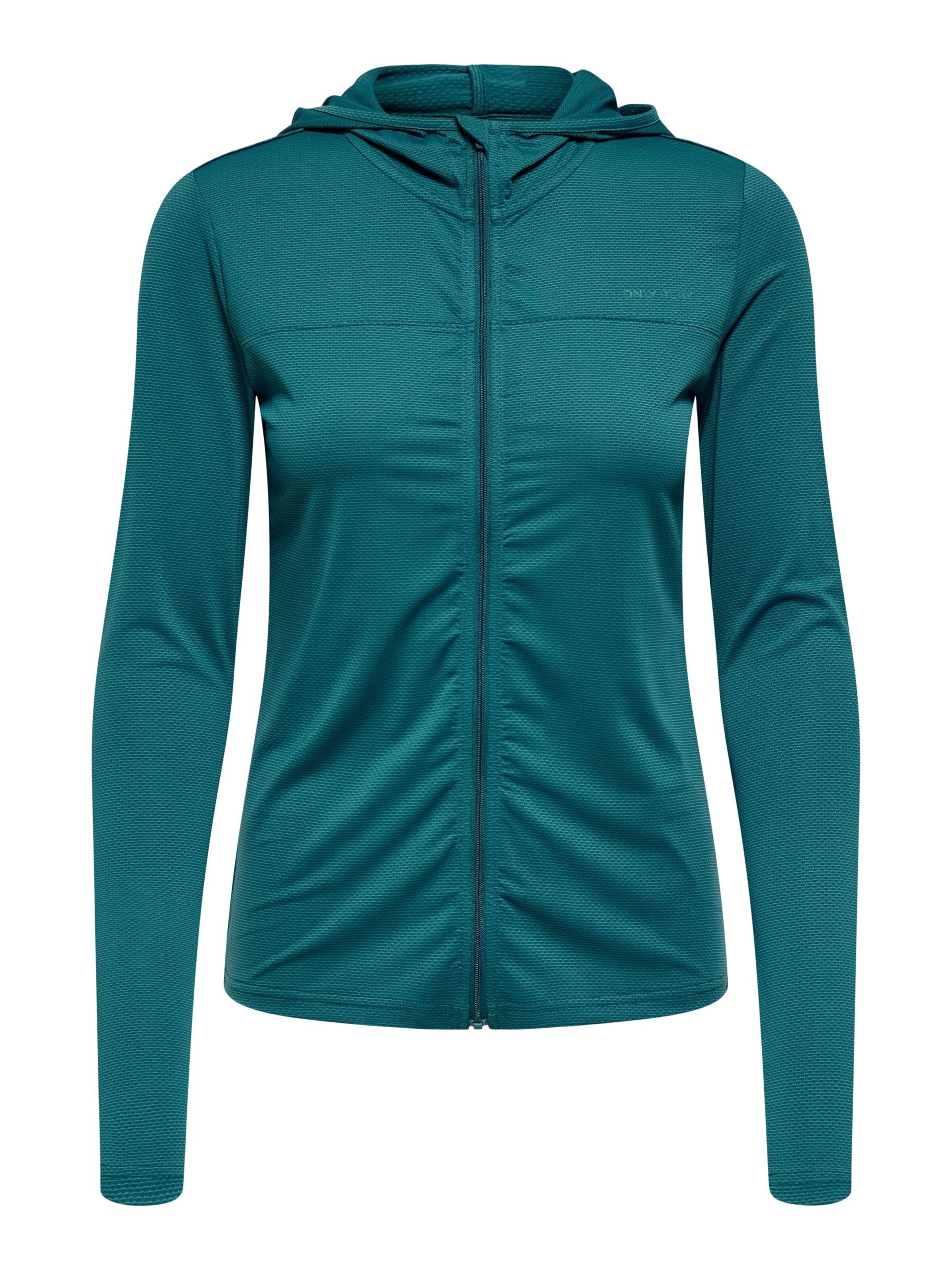 ONLY PLAY Sportief sweatvest 'ONPMila' in Blauw: voorkant