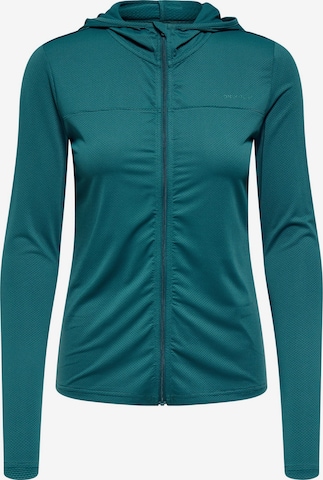 ONLY PLAY Sportief sweatvest 'ONPMila' in Blauw: voorkant