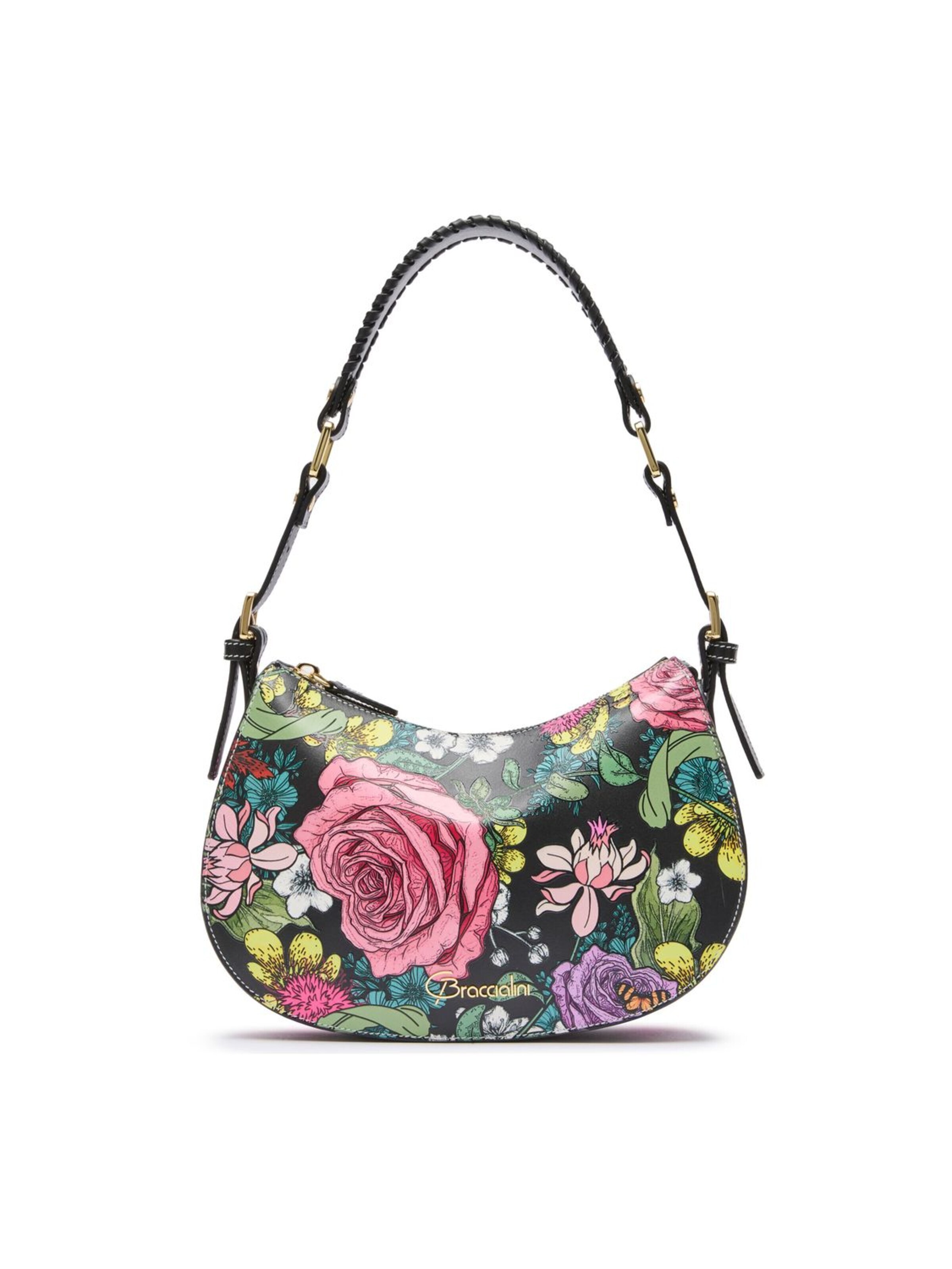 Braccialini - Bolso de hombro 'Ginevra Floreale' en Mezcla de colores: frente