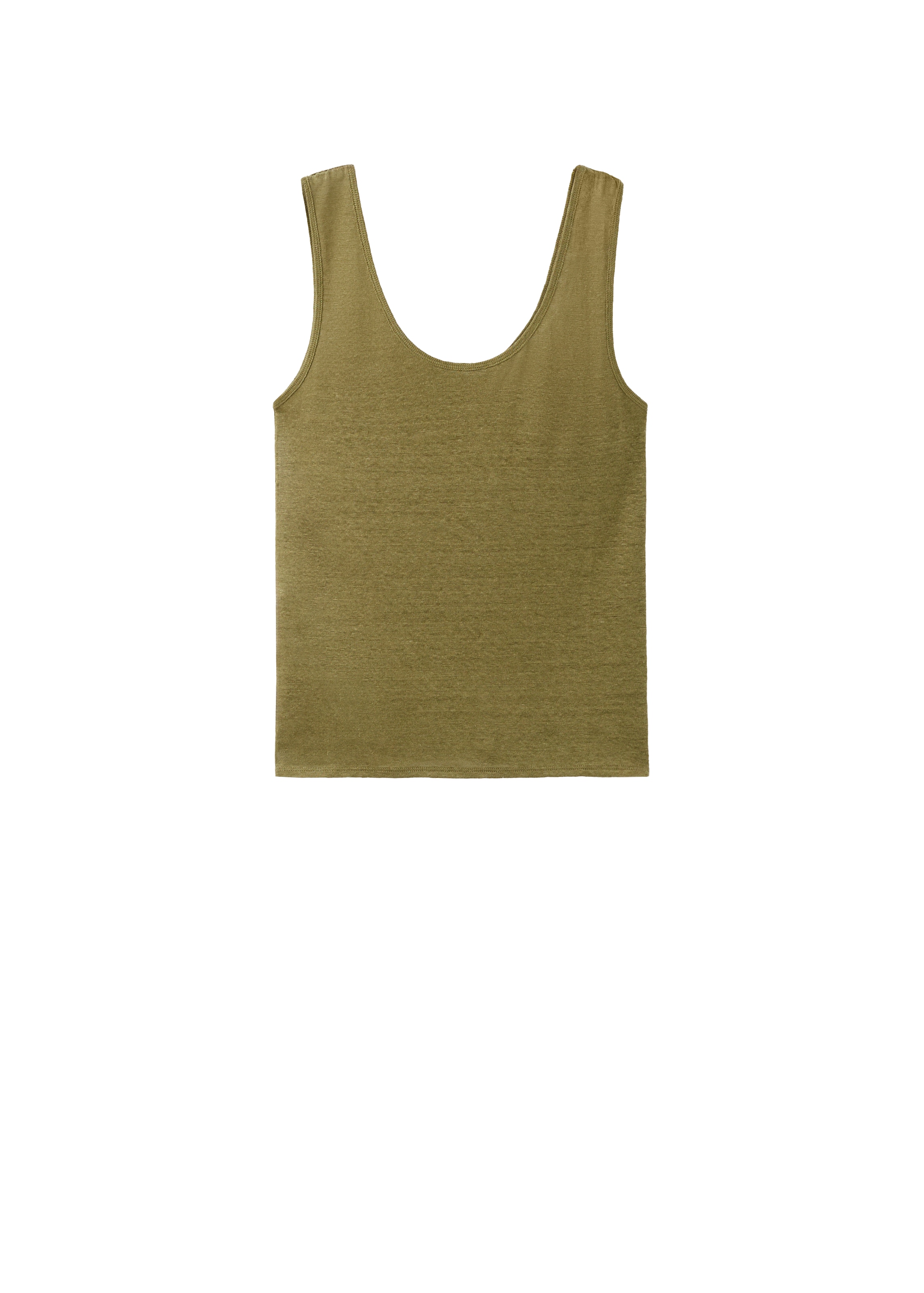 MANGO Top | zelena barva: sprednja stran