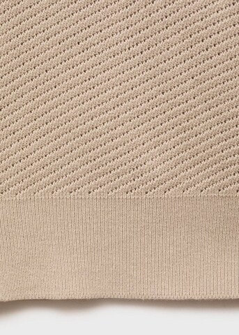 MANGO MAN Regular Fit Hemd 'Canario' in Beige