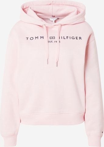 Sweat-shirt TOMMY HILFIGER en rose : devant