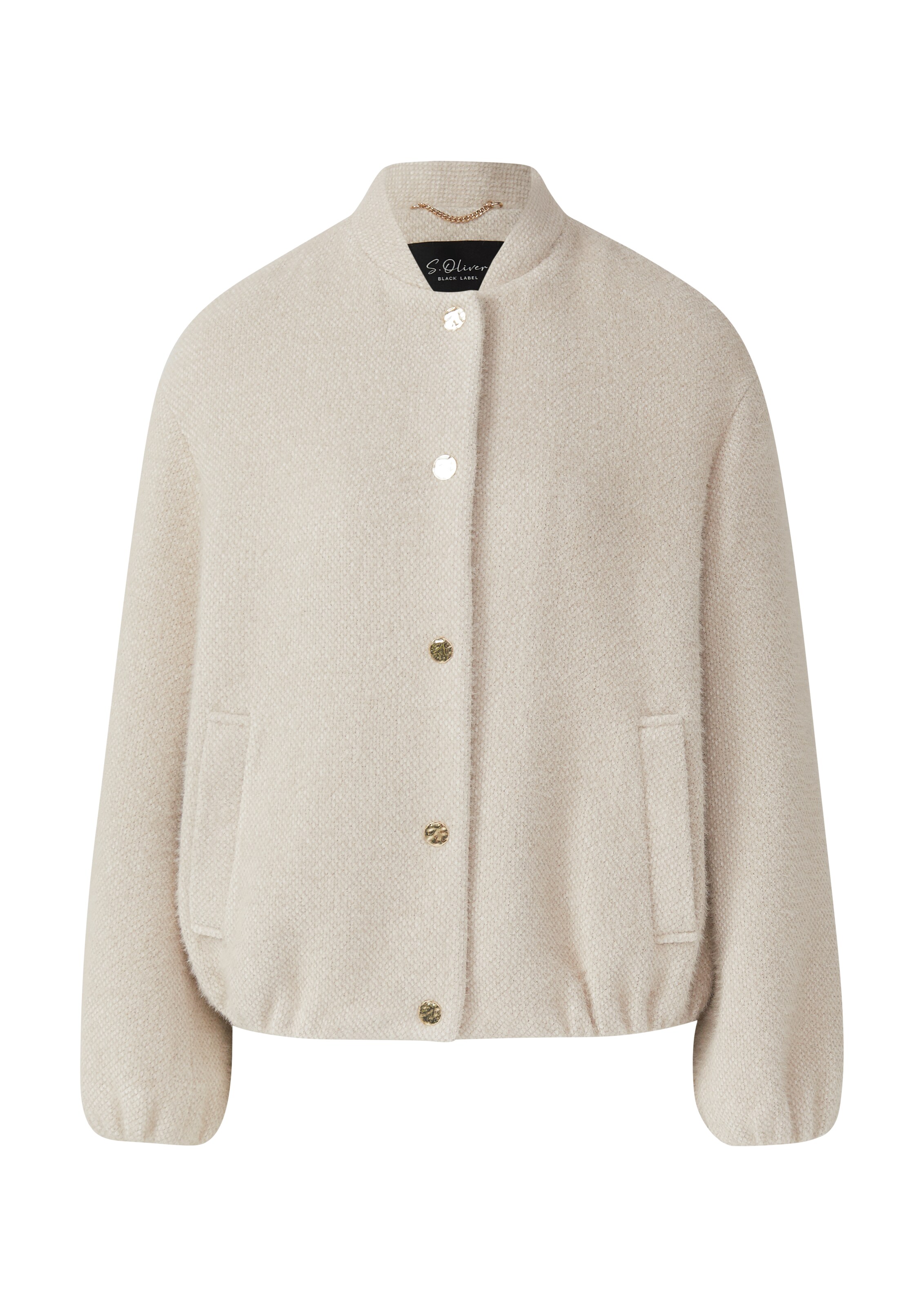 s.Oliver BLACK LABEL Übergangsjacke in Beige: Vorderseite