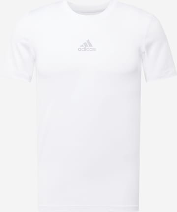 ADIDAS PERFORMANCE Sportshirt in Weiß: predná strana