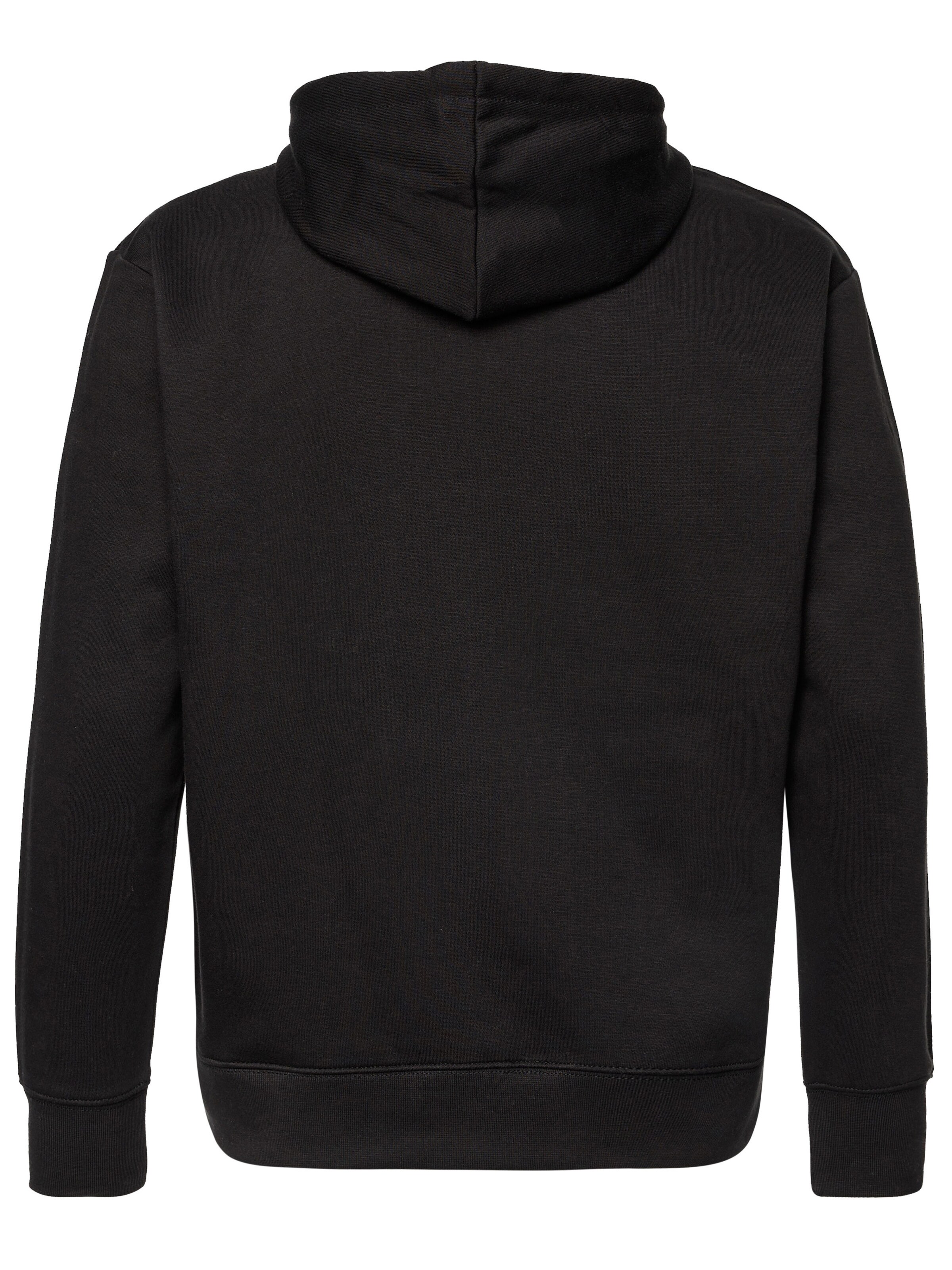 Mikon Sweatshirt 'Erdbeere' in Zwart
