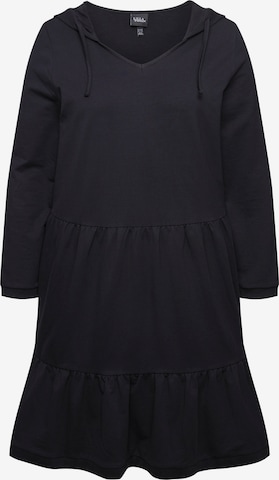 Ulla Popken Dress in Black: front