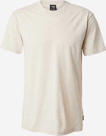 Iriedaily T-Shirt 'Chamisso' in Beige: predná strana