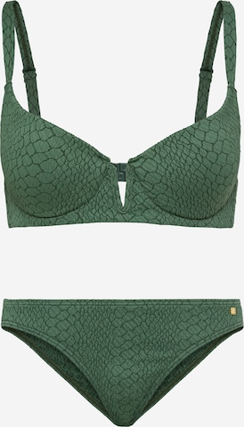 JETTE Bikini in Green: front