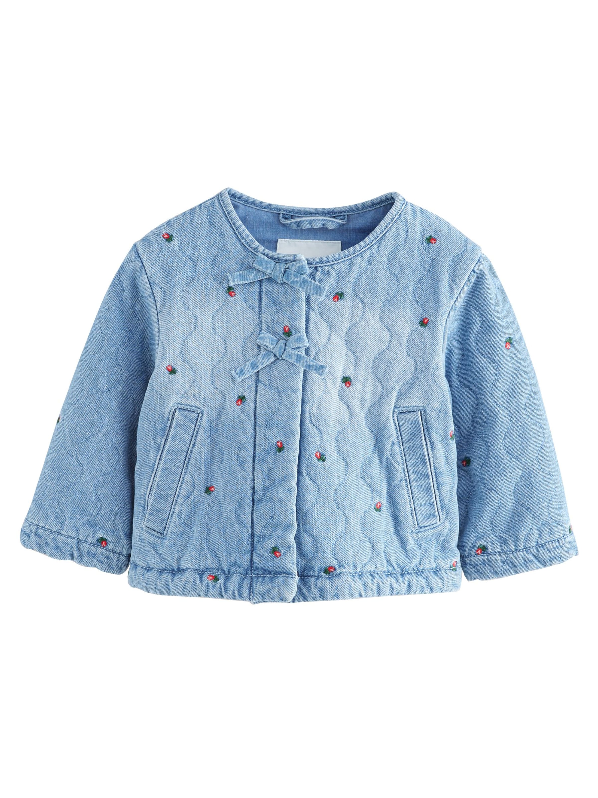 Geacă de primăvară-toamnă de la Next pe albastru: față