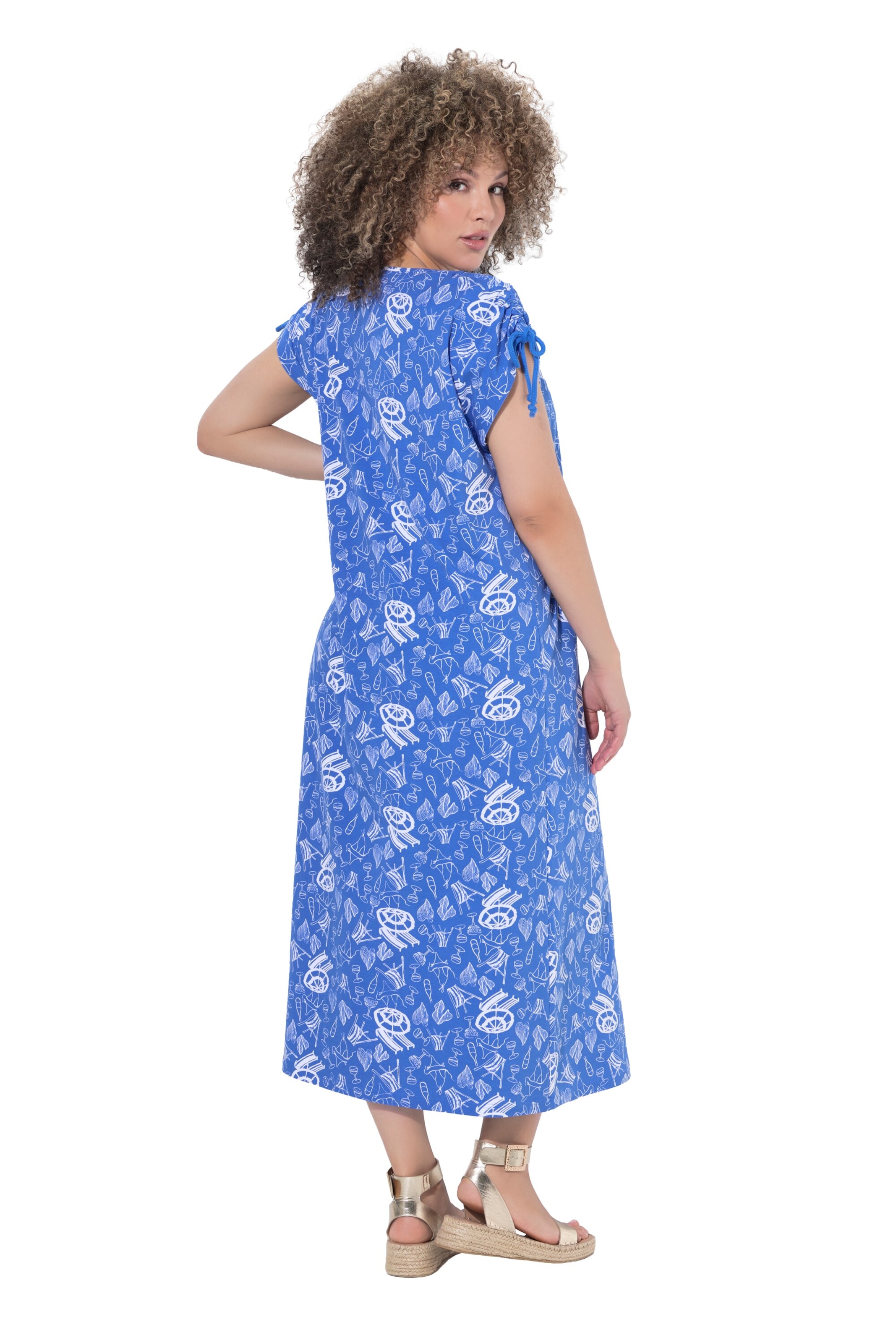 Ulla Popken Jurk in Blauw