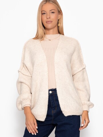 SASSYCLASSY Oversized Cardigan in Beige