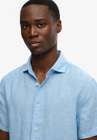 Fit confort Chemise 'Riviera' Superdry & Co en bleu