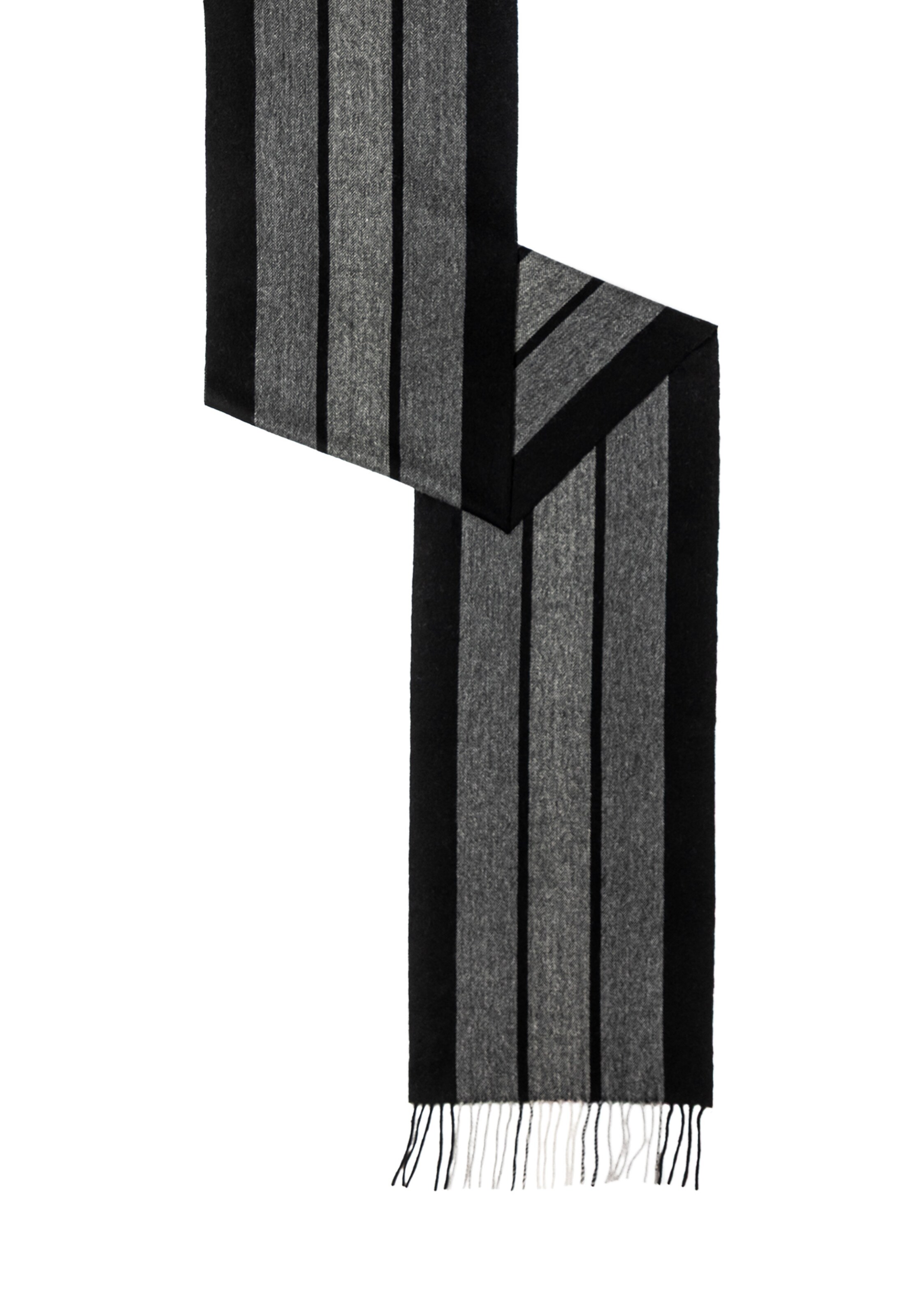 Roeckl Sjaal 'WIDE STRIPES' in Grijs