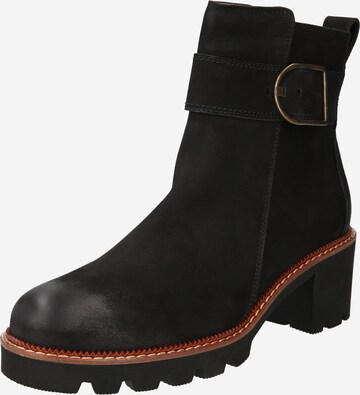 Paul Green Ankle Boots in Black: front