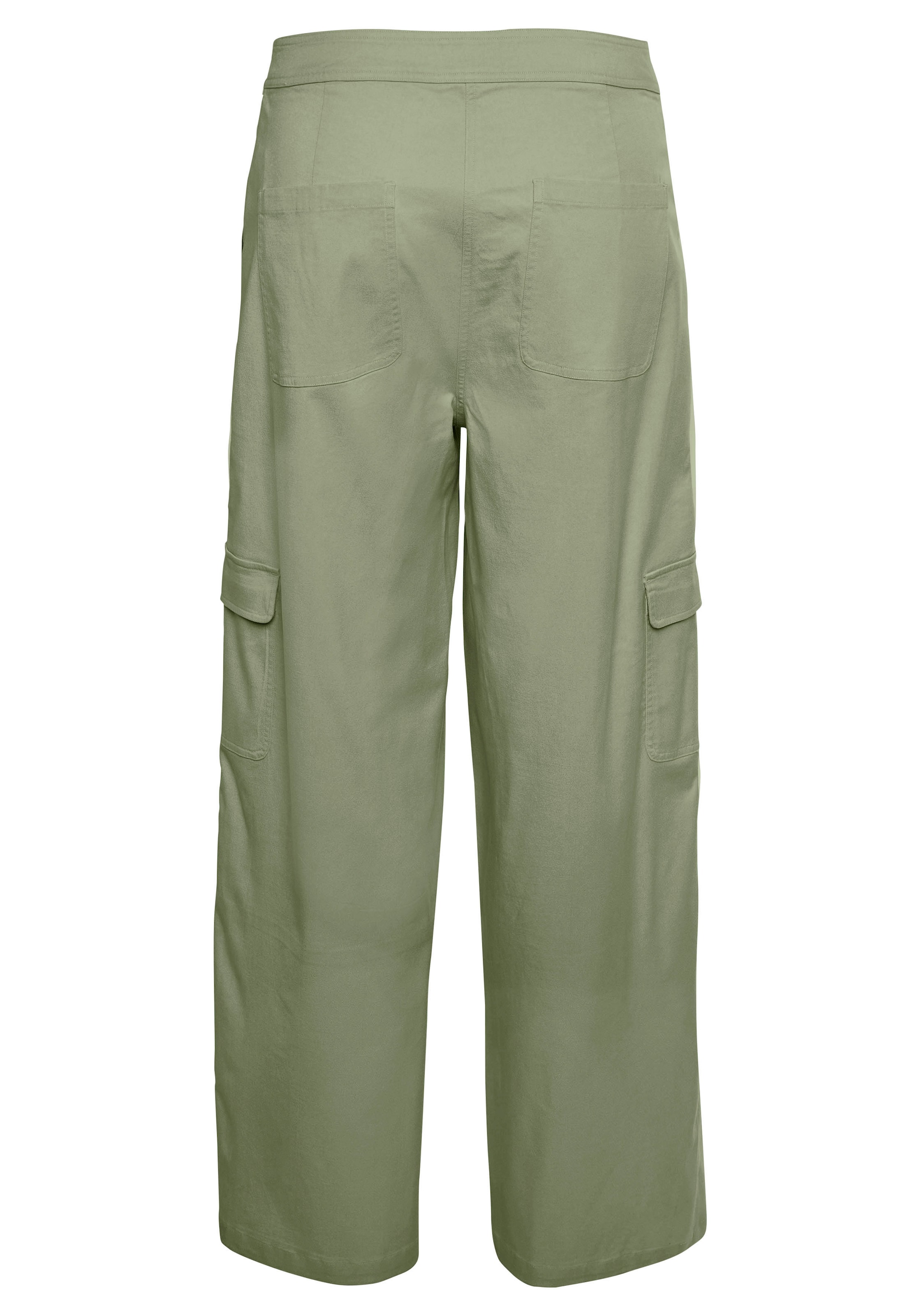 Wide leg Pantaloni cargo di BUFFALO in verde