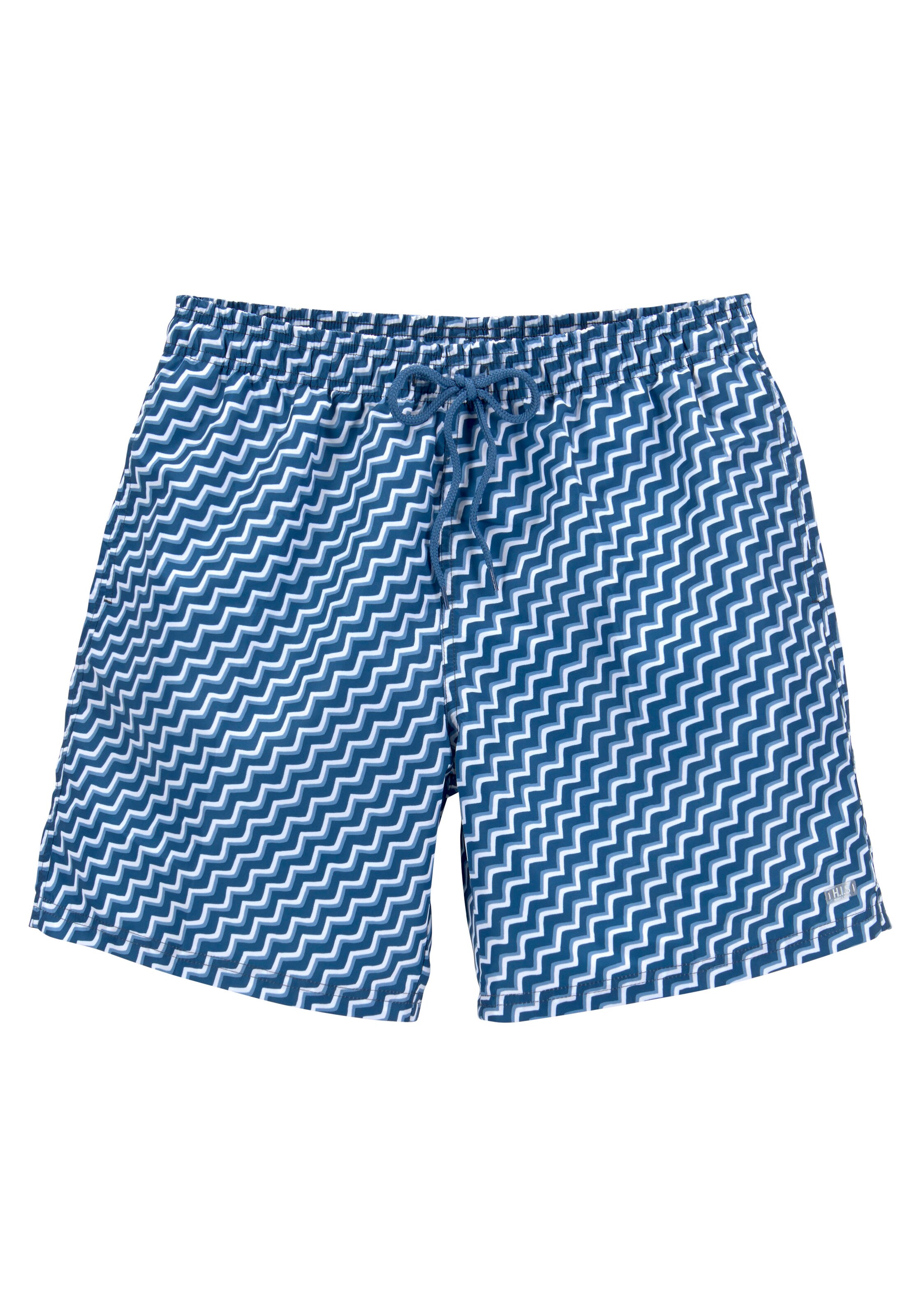 H.I.S Board Shorts in Blue: front