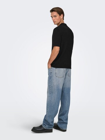 Only & Sons Pulover 'ONSTRAVIS' | črna barva