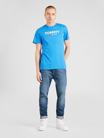 Tricou 'ESSENTIAL' de la Tommy Jeans pe albastru