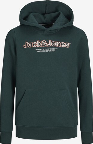 Felpa di Jack & Jones Junior in verde: frontale