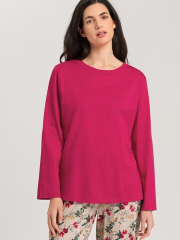 Hanro Shirt in Roze: voorkant