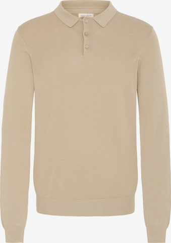 Casual Friday - Pullover ' CFOSVALD ' em bege: frente