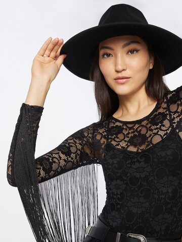 Shirtbody Nasty Gal en noir