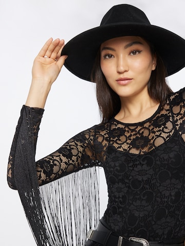 Shirtbody Nasty Gal en noir